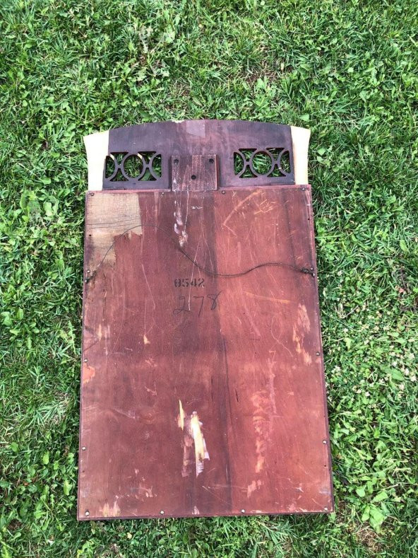 Vintage Kahverengi Oyma Desenli Çerçeveli Ayna 57x96,5 cm - Dekoratif Ayna - 6