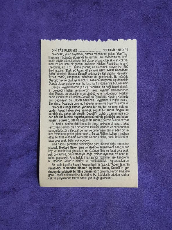 7 Ekim 2002 Takvim Yaprağı - Nostalji Koleksiyonluk Takvim Yaprağı - Resim 2