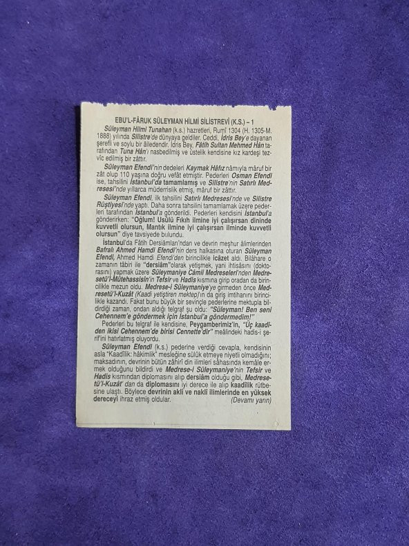 15 Eylül 2002 Takvim Yaprağı - Nostalji Koleksiyonluk Takvim Yaprağı - Resim 2