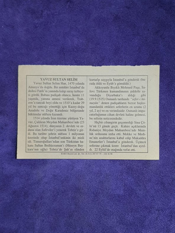 22 Eylül 2002 Takvim Yaprağı - Nostalji Koleksiyonluk Takvim Yaprağı A - 2