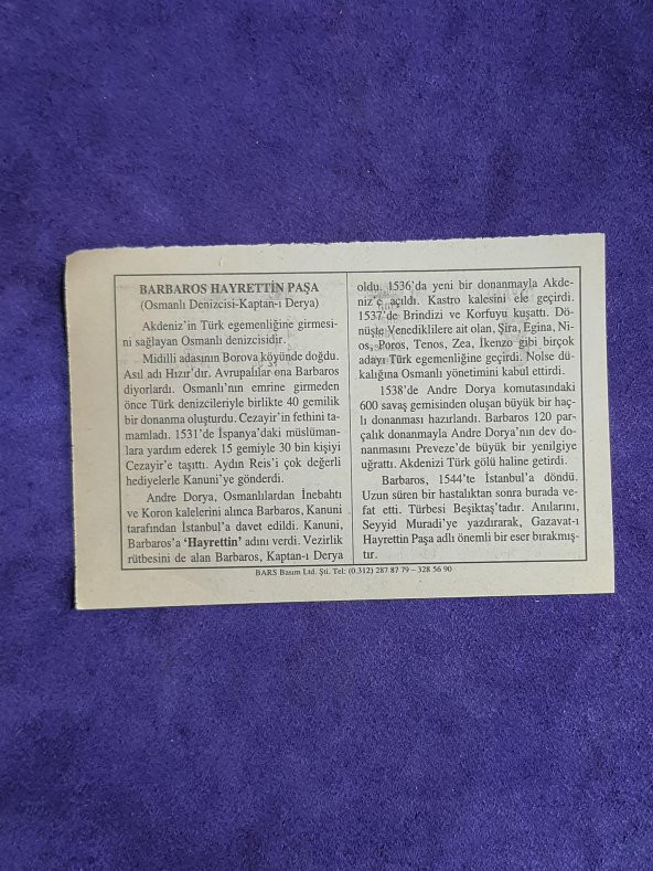 27 Eylül 2002 Takvim Yaprağı - Nostalji Koleksiyonluk Takvim Yaprağı A - Resim 2