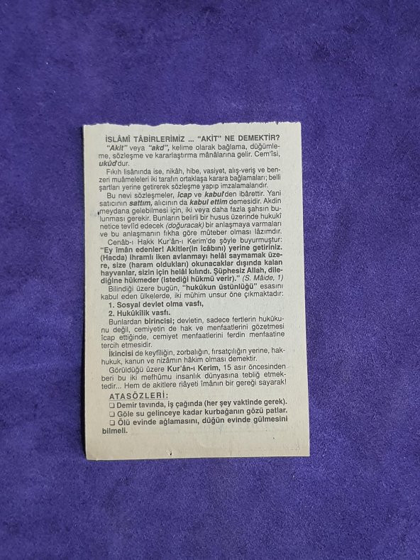 15 Ekim 2002 Takvim Yaprağı - Nostalji Koleksiyonluk Takvim Yaprağı - 2