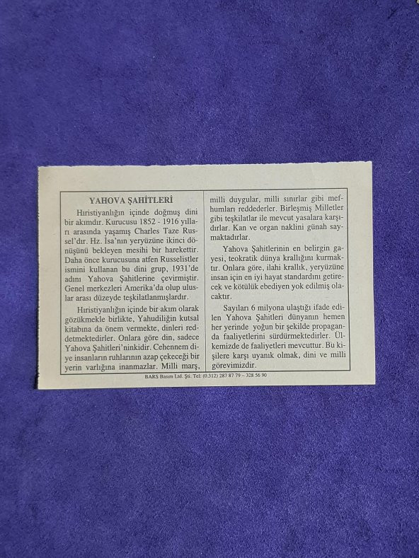 2 Eylül 2002 Takvim Yaprağı - Nostalji Koleksiyonluk Takvim Yaprağı A - Resim 2