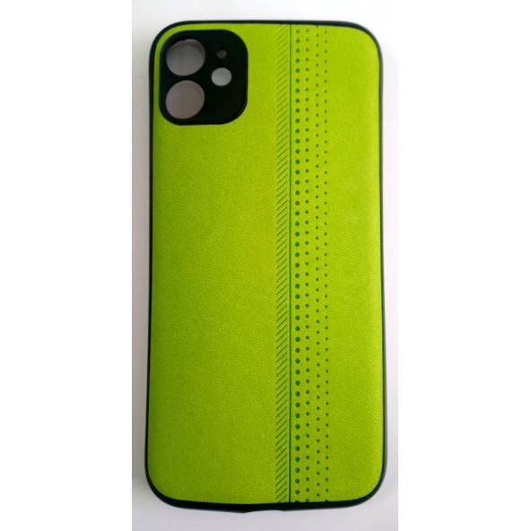 Apple iphone 11 Deri Görünümlü Spor Yumuşak Kılıf - 3