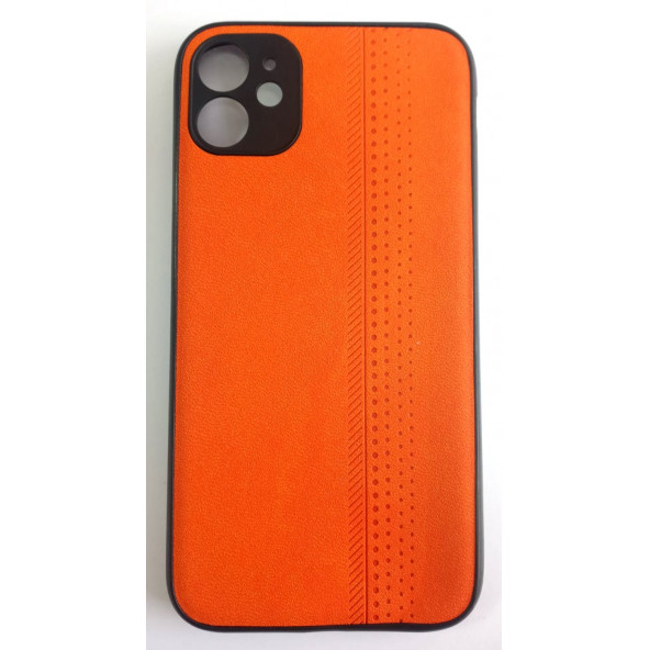 Apple iphone 11 Deri Görünümlü Spor Yumuşak Kılıf - 4