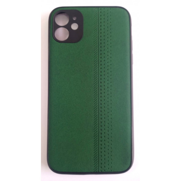 Apple iphone 11 Deri Görünümlü Spor Yumuşak Kılıf - 5