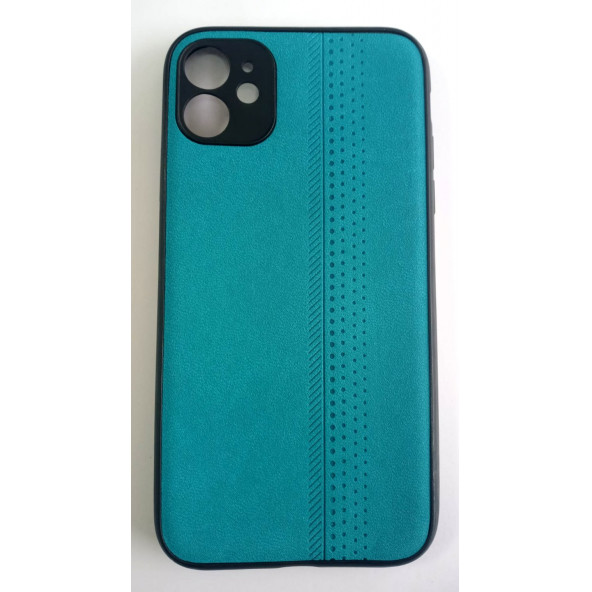 Apple iphone 11 Deri Görünümlü Spor Yumuşak Kılıf - 6