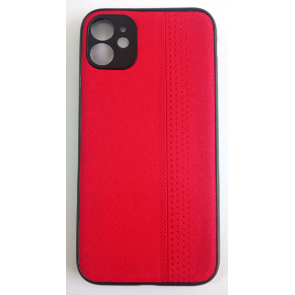 Apple iphone 11 Deri Görünümlü Spor Yumuşak Kılıf - 8