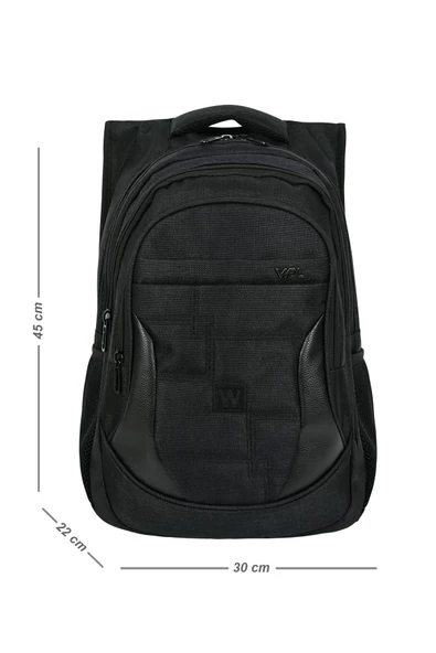 Waddell Cordura Kumaş Siyah Sırt Çantası 4056-S