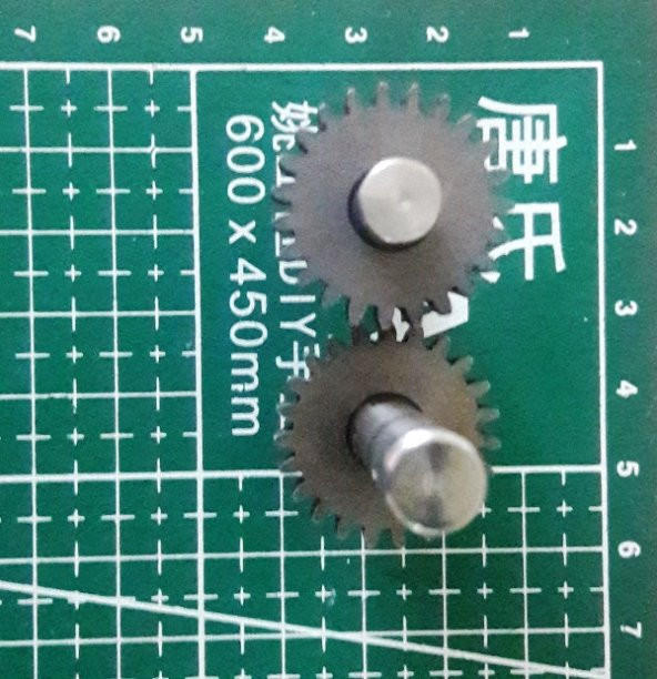 25mm Metal Dişli Çifti (7mm Çaplı Mile Setskurla Sabitlenmiş) - 4