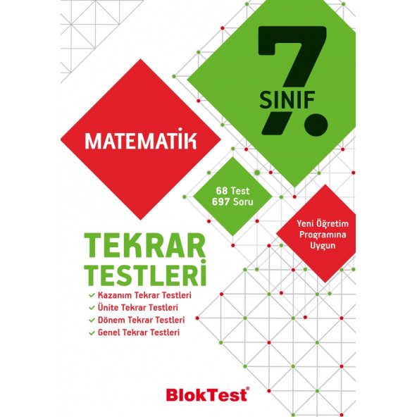 BLOKTEST 7.SINIF MATEMATİK TEKRAR TESTLERİ