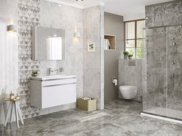 45*45 Gs-D20197 Ece Beyaz Saten Parlak - 2