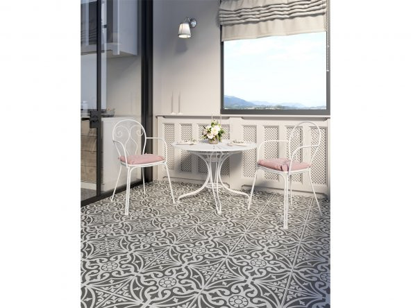 33*33 Gs-D4878 Ornament Klasık Sıyah