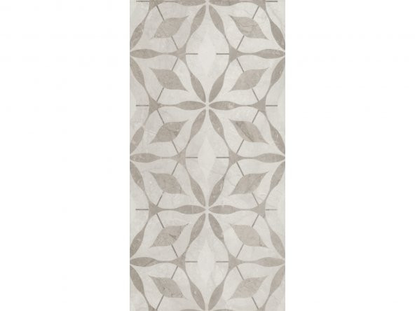 30*60 Fon-50235 Tuna Floral Dek Kemık Kahve -X
