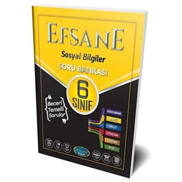 EFSANE YAYINLARI 6.SINIF SOSYAL BİLGİLER SORU BANKASI - 1