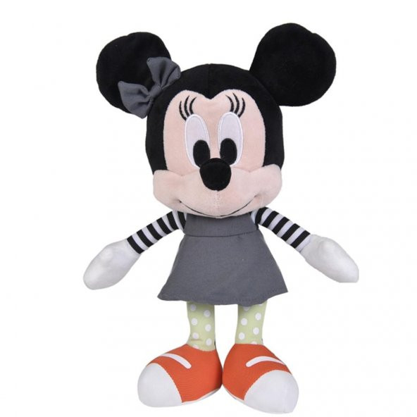 Orjinal Disney Lisanslı Minnie Mouse I Love Minnie Mouse Uyku Arkadaşı Peluş 25cm