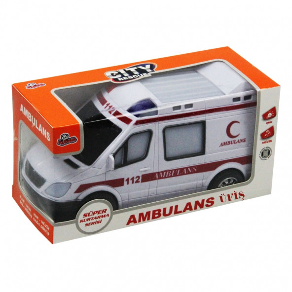 PİLLİ VE IŞIKLI AMBULANS ARABA - 2