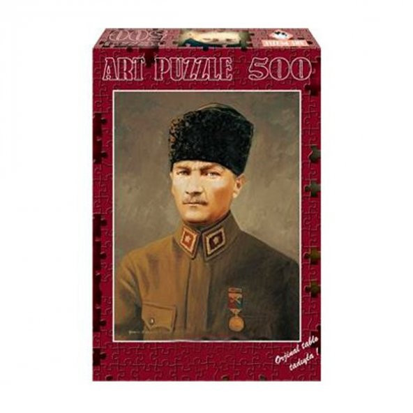 4158 Art Puzzle Başkomutan Mareşal Gazi Mustafa Kemal Atatürk 500 Parça Puzzle