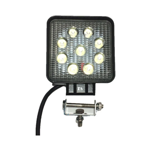 NIKEN Çalışma Lambası Ledli Kare 22-27w 9 Ledli - 2