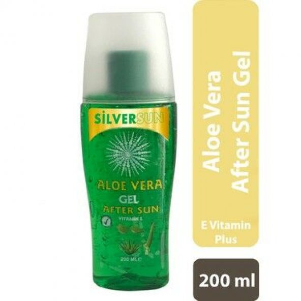 Silversun Aloe Vera After Sun Gel Vitamin E 200 ml