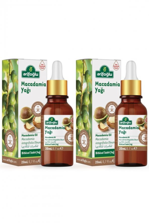 Macadamia Yağı 20ml 2 Li Set