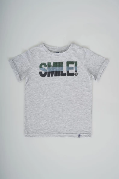 ERKEK ÇOCUK FUN SMİLE DEĞİŞEN PULLU KISA KOL TİŞÖRT - 2