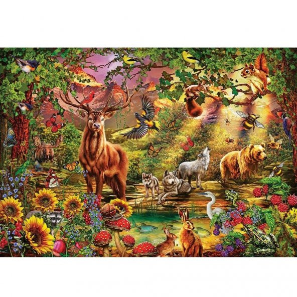 5176 Art Puzzle Büyülü Orman 1000 Parça Puzzle - 3