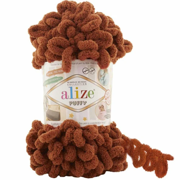 Alize Puffy El Örgü İpi 597 Taba