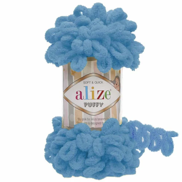 Alize Puffy El Örgü İpi 16 Okyanus