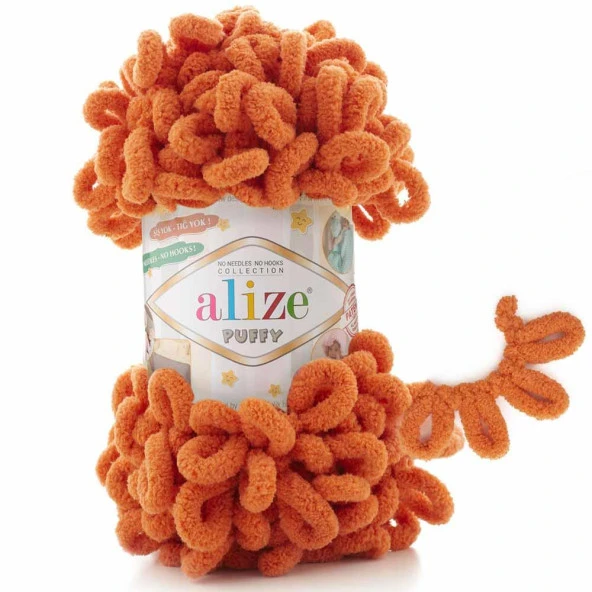 Alize Puffy El Örgü İpi 06 Portakal