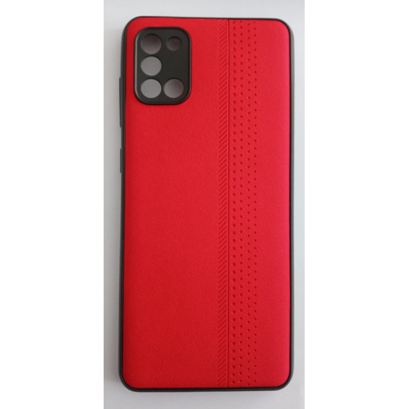 Samsung Galaxy A31 Deri Görünümlü Yumuşak Spor Kılıf - Resim 7