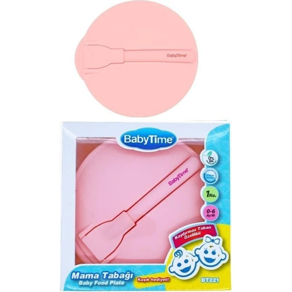 Babytime Bt221 Mama Tabağı - Pembe