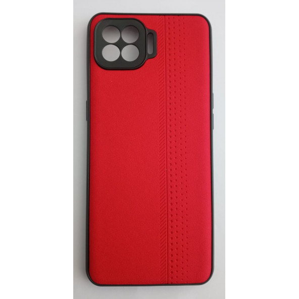 Oppo Reno 4 Lite Deri Görünümlü Spor Yumuşak Kılıf - 2