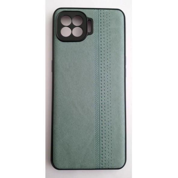 Oppo Reno 4 Lite Deri Görünümlü Spor Yumuşak Kılıf - 4