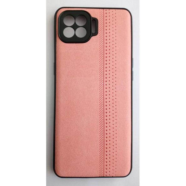 Oppo Reno 4 Lite Deri Görünümlü Spor Yumuşak Kılıf - 5