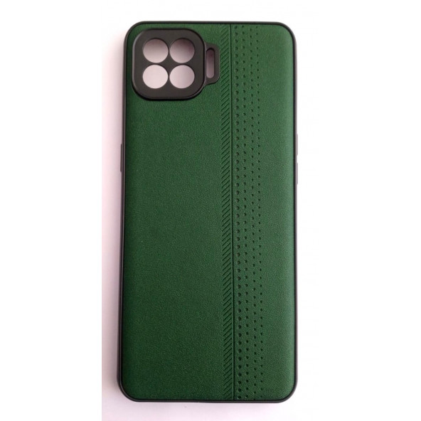 Oppo Reno 4 Lite Deri Görünümlü Spor Yumuşak Kılıf - 7