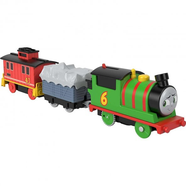 Orjinal Thomas ve Arkadaşları Pilli Motorlu Büyük Trenler PERCY Fisher Price Thomas Pilli Motorlu Tren - 3