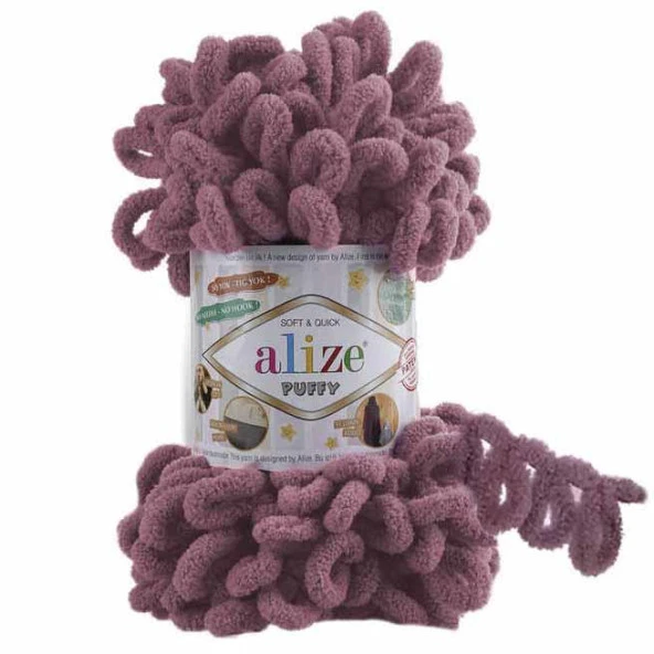 Alize Puffy El Örgü İpi 28 Gül