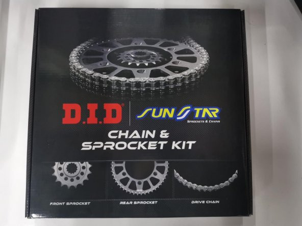 Did-Sunstar 1999-2007 BMW F 650 GS Uyumlu Zincir Dişli Set Çelik Renk - 2