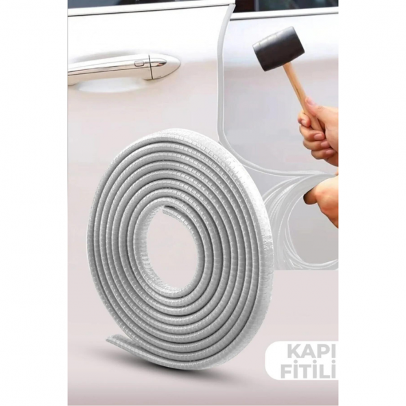 Araç Kapı Koruma Fitili 5Metre Beyaz