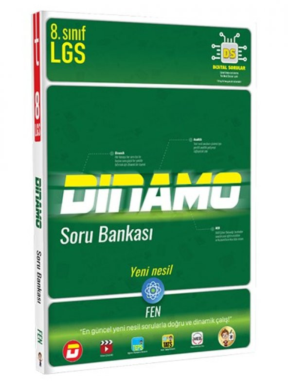 8. Sınıf Dinamo Fen Bilimleri Soru Bankası - Tonguç Yayınları