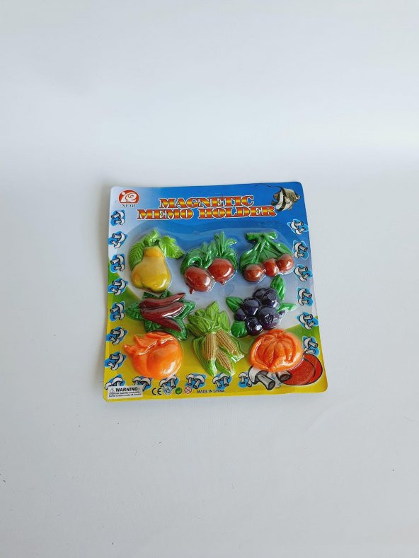 3D Meyve Magnet Buzdolabı Süsü 8 Parça - 2