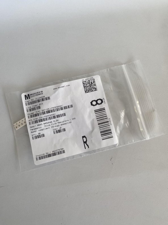 Panasonic ERJ-P03F8450V Film Direnç 30 Adet - Resim 2