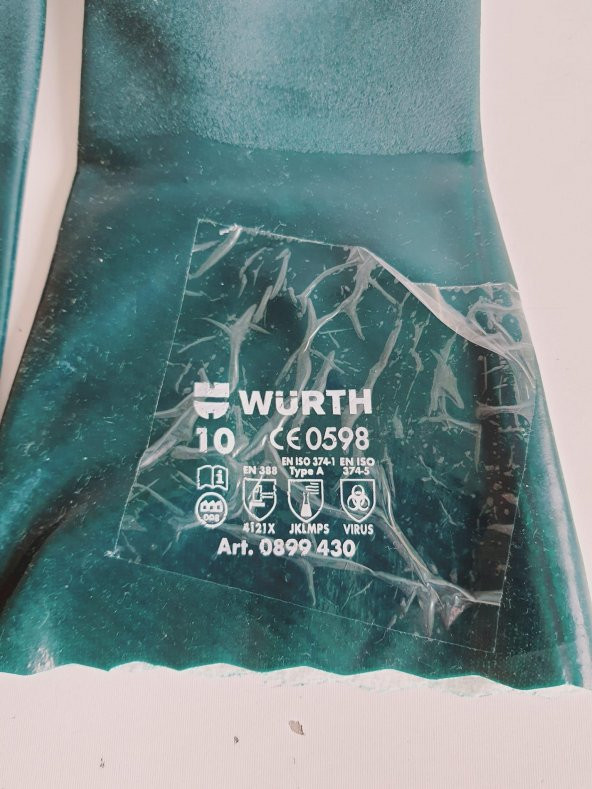 Würth Kimyasal İş Eldiveni 10 Numara Art. 0899 430 - Resim 6