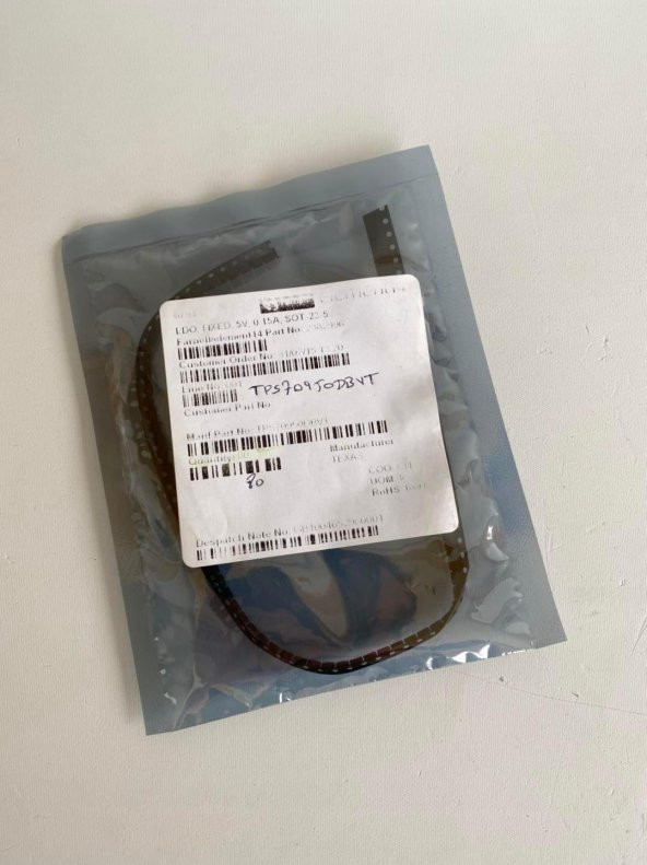 Texas Instruments TPS70950DBVT Voltaj Regülatörü 80 Adet - Resim 4