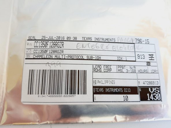 Texas Instruments CC1350F128RGZR Microcontroller 10 Adet - Resim 2