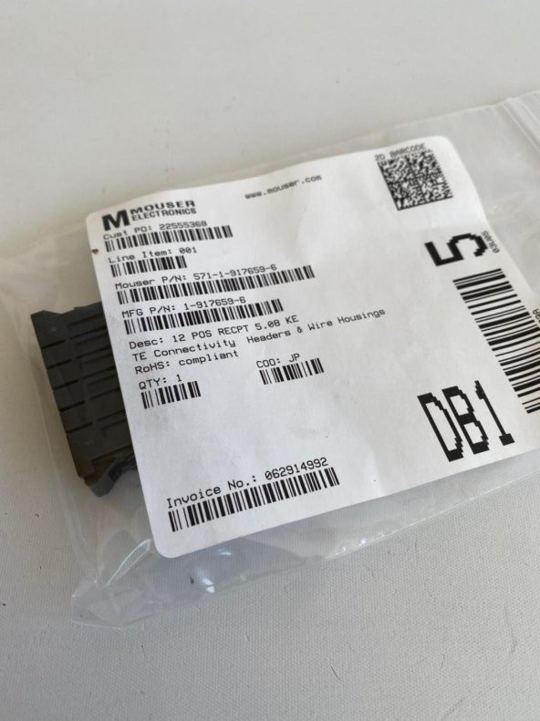 Texas Instruments 1-917659-6 12 Pos Kablo Başlığı 1 Adet - Resim 2