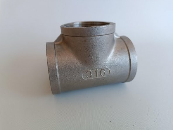 316 Paslanmaz Çelik Dişli Te 1 1/2" - Resim 2