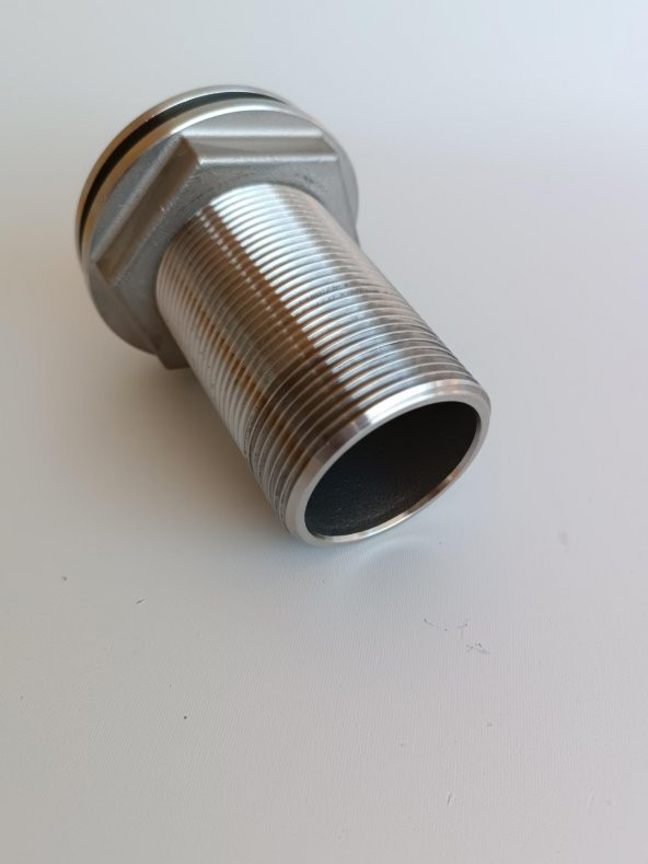 316 Paslanmaz Çelik Tekne Su Tesisatı Tahliye Bağlantı Aparatı 1 1/2" - Resim 4