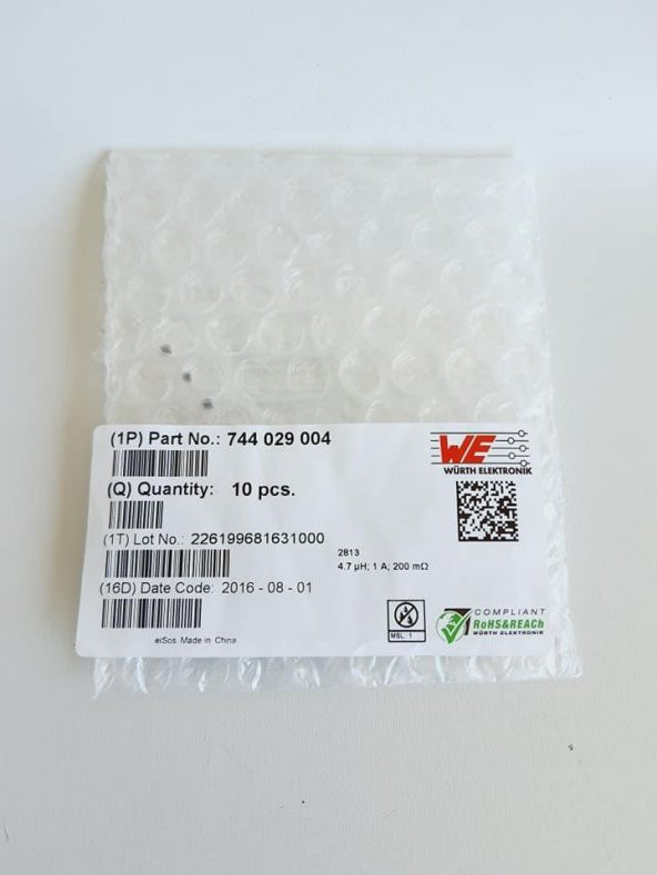 Würth Elektronik 744029004 Sabit İndüktör 10 Adet - Resim 2